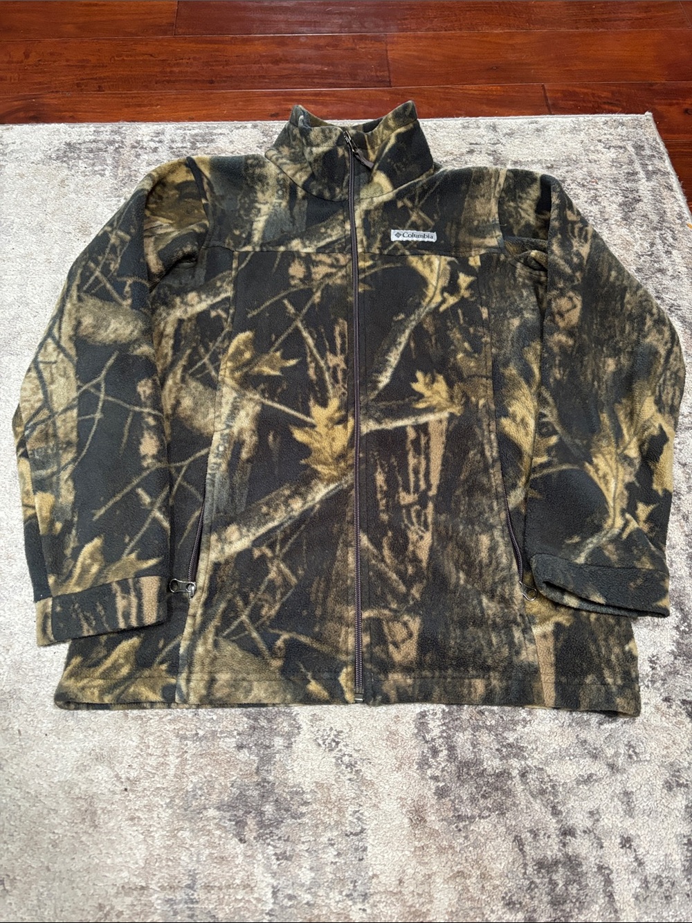 Columbia Realtree Camo Fleece Jacket Boys Large 14-16